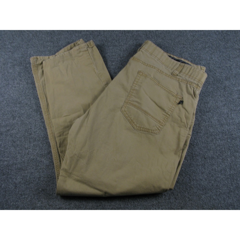 Denali Mens Khaki Cargo Pants 38x30 Relaxed Fit Cotton Blend Outdoor Tan 1943